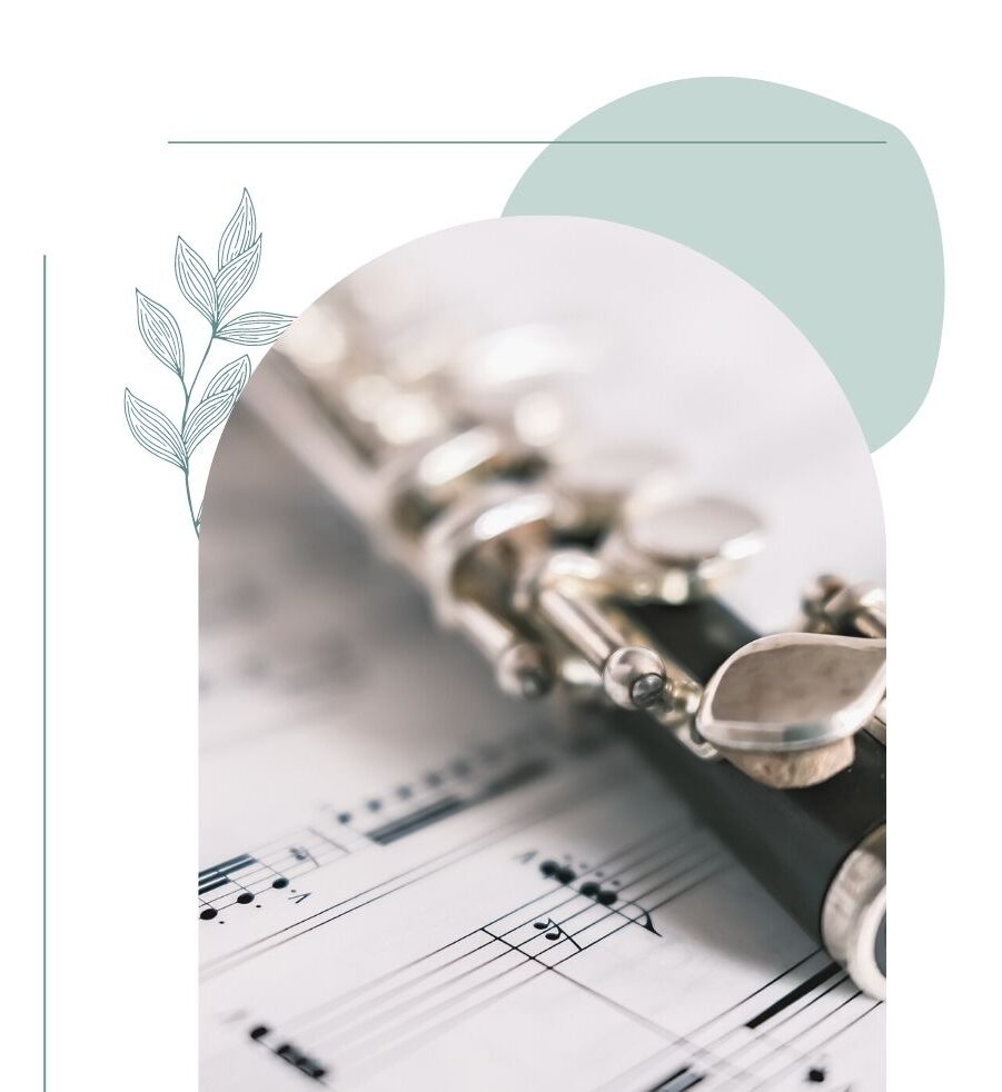 music score piccolo flute